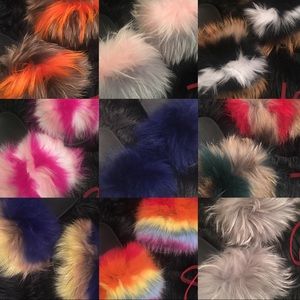Raccoon/Fox Fur Slides